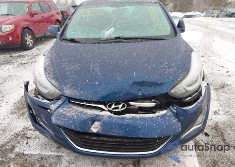 2016 Hyundai Elantra Se from USA, damaged, VIN 5NPDH4AEXGH680417
